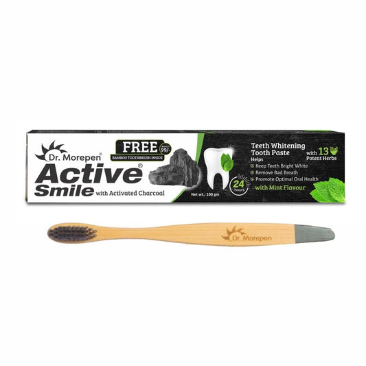 Active Smile Toothpaste With Bamboo Tooth Brush 100gm