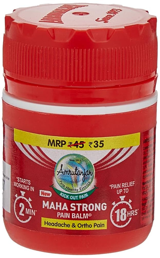 Amrutanjan Maha Strong Pain Balm 8ml