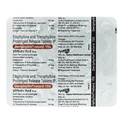 DERIPHYLLIN RETARD 150MG