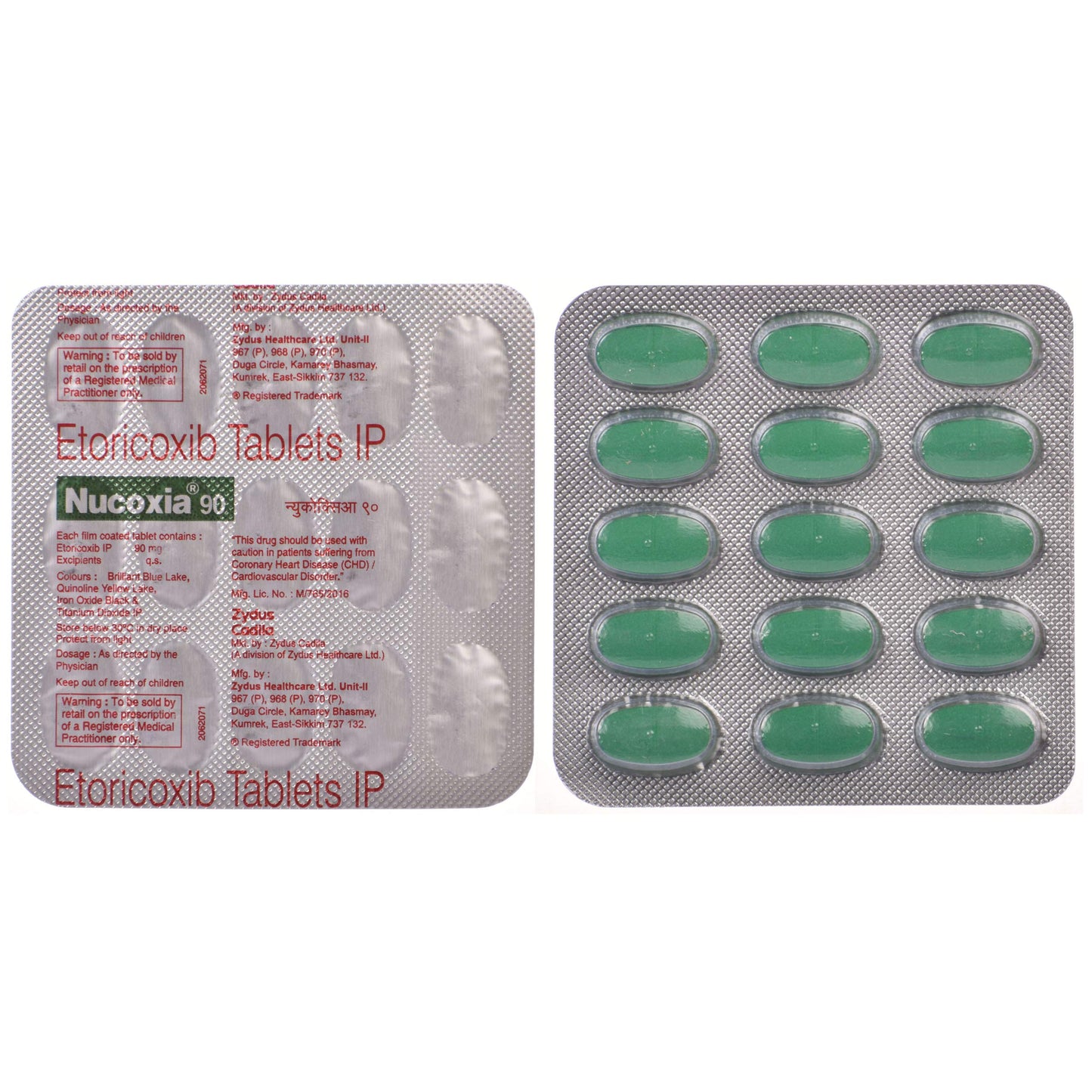 NUCOXIA 90MG TABS