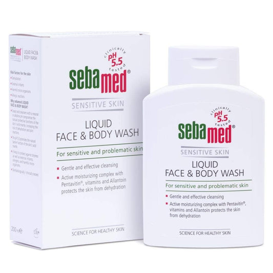 Sebamed Liquid Face & Body Wash 200ml