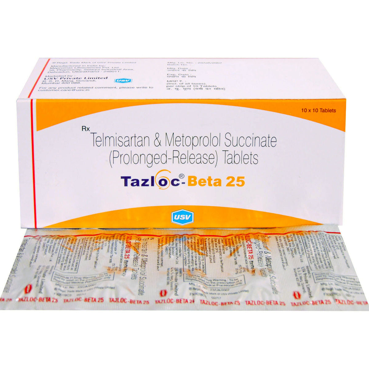 TAZLOC BETA 25 TABS