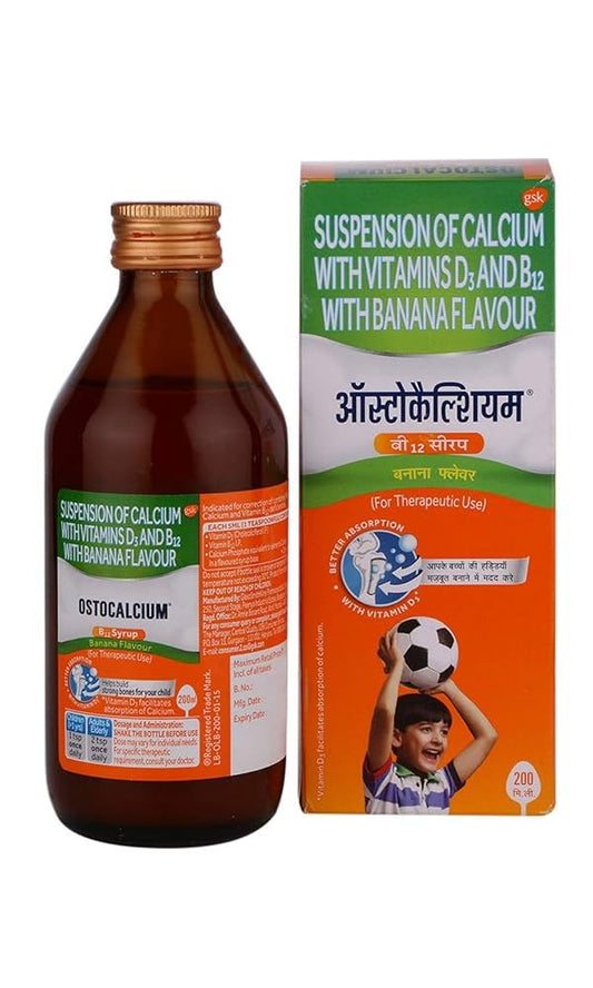Ostocalcium (green) Banana Syrup 200ml