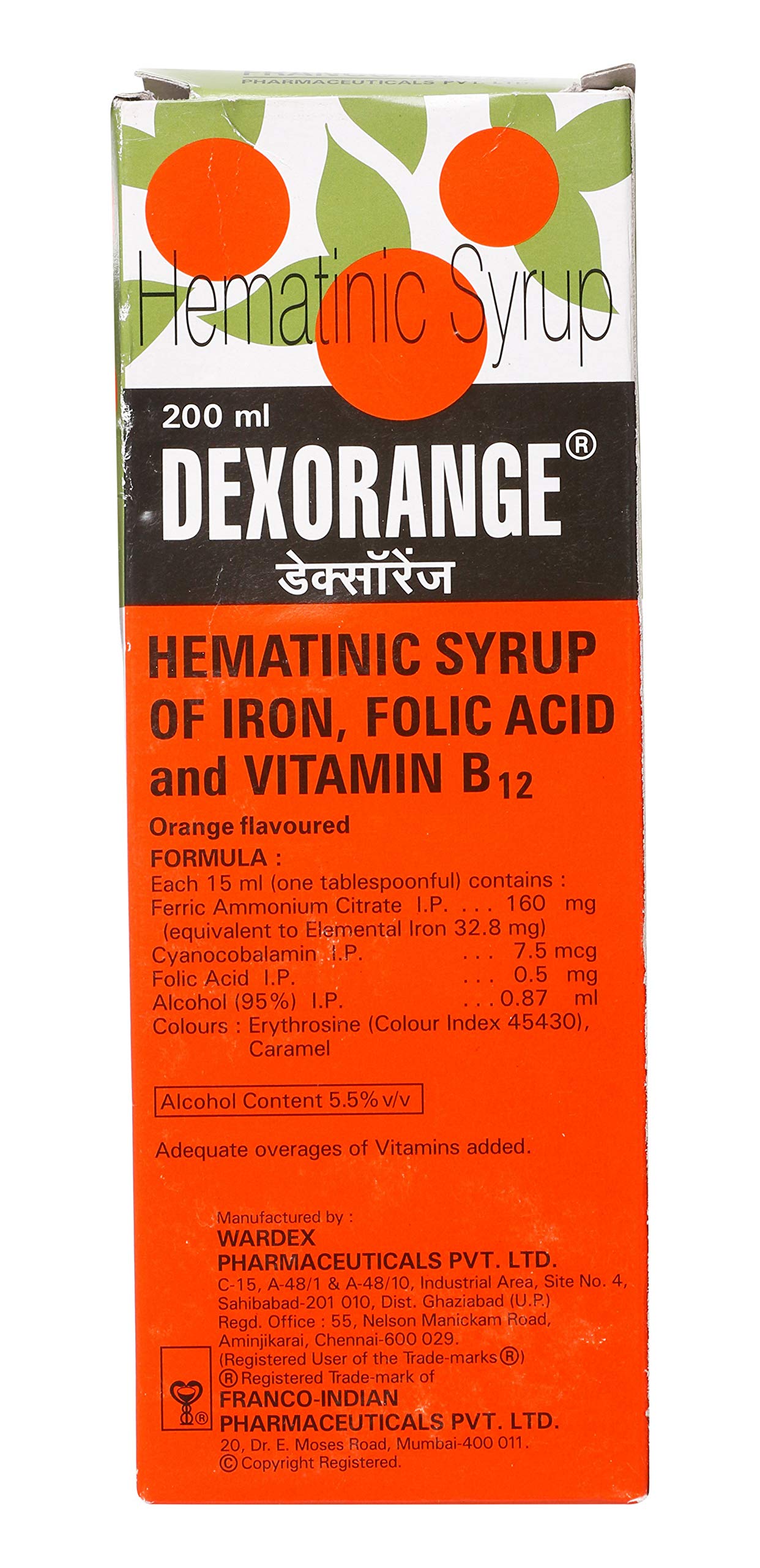 DEXORANGE-SYP 200ML