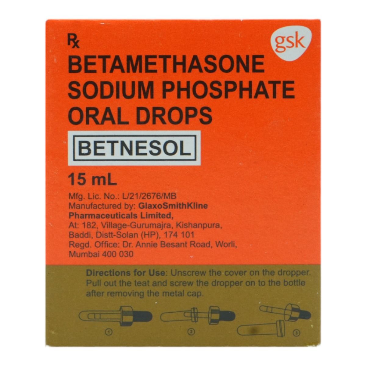 BETNESOL ORAL DROP 15ML