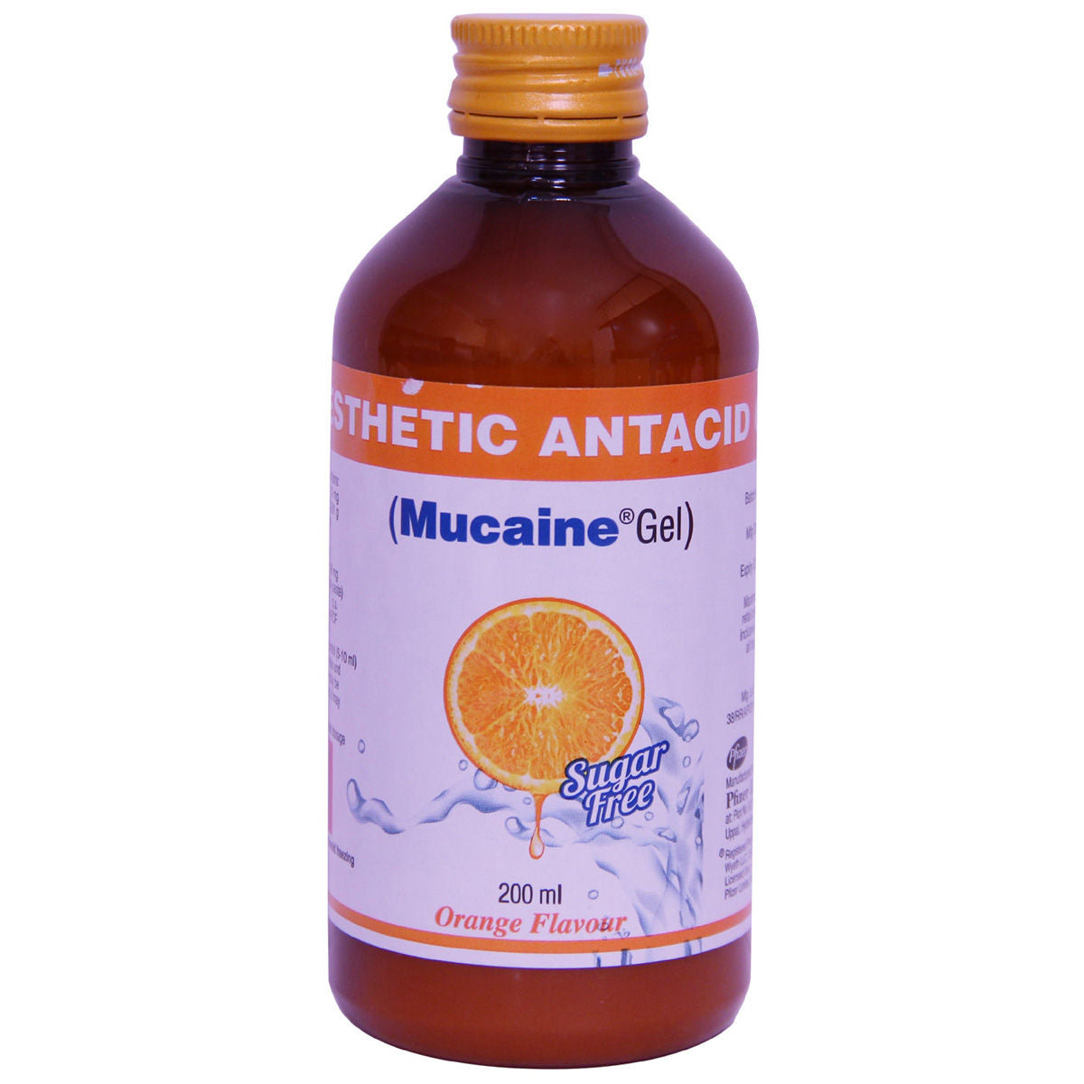 MUCAINE ORANGE GEL 200ML