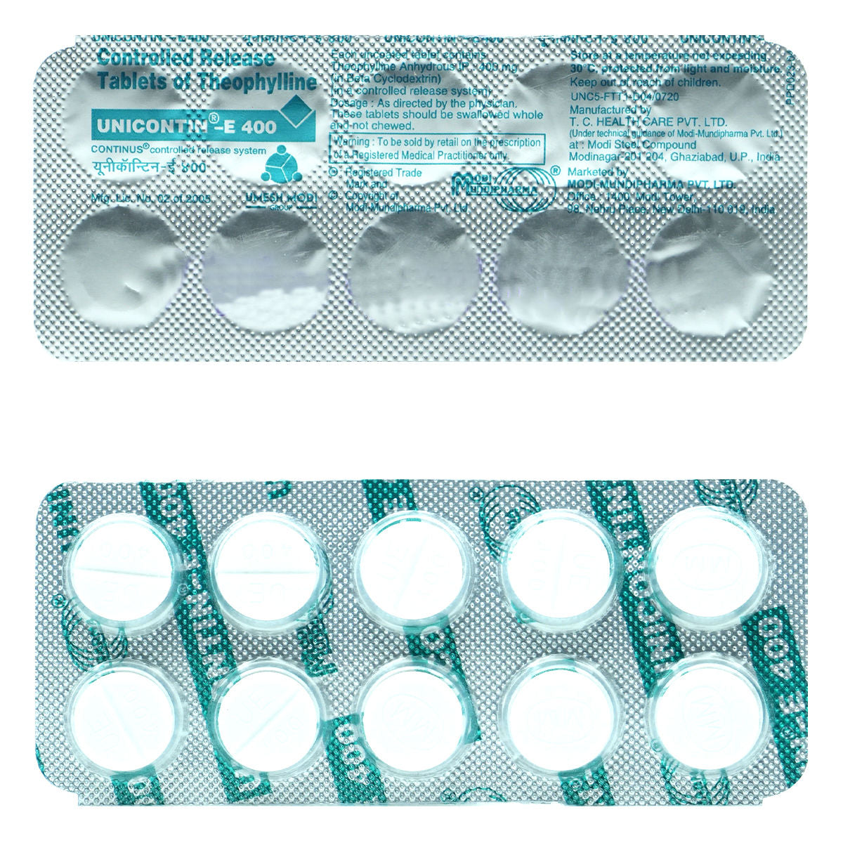 UNICONTIN E 400MG