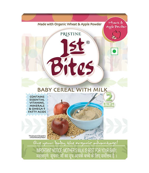 1st Bites Wheat & Apple Stage 2 Cereal