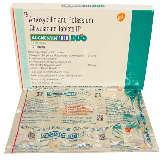 AUGMENTIN DUO 1GM TABS