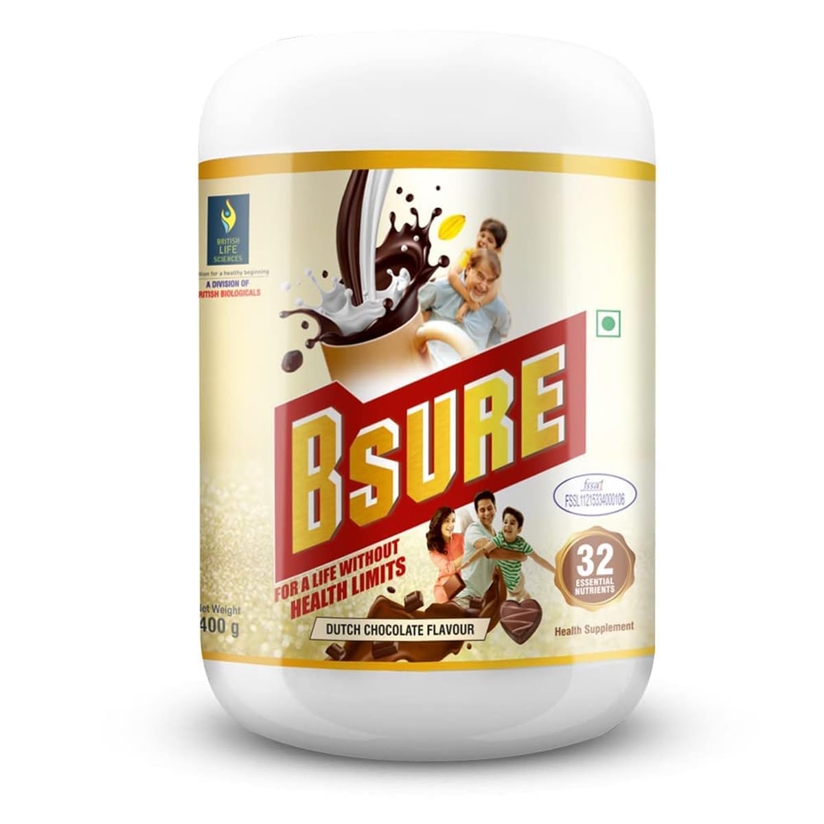 B Sure Chocolate Powder 400gm