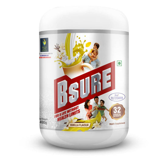 B Sure Vanilla Powder 400gm