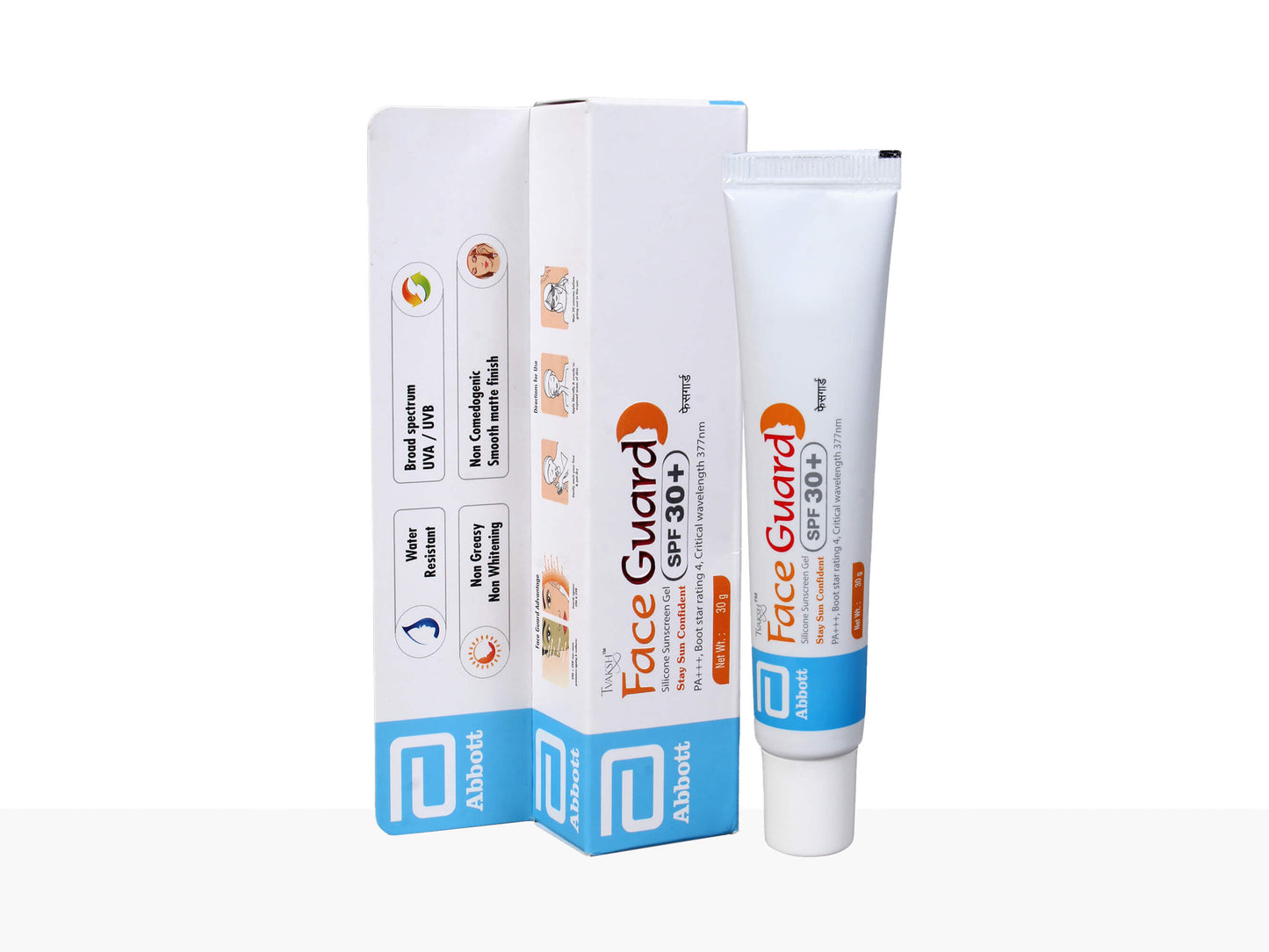 Tvaksh Face Guard Silicone Sunscreen Spf 30 Gel 30gm