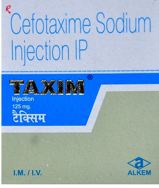 TAXIM 125 MG INJ VIAL