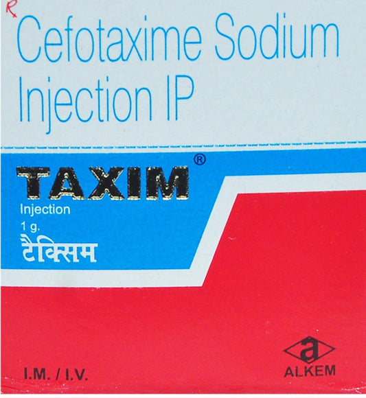 TAXIM-1GM INJ VIAL