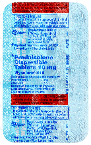 WYSOLONE-10MG DT TABS