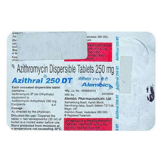 AZITHRAL 250 DT