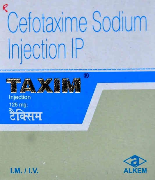TAXIM-125MG INJ VIAL