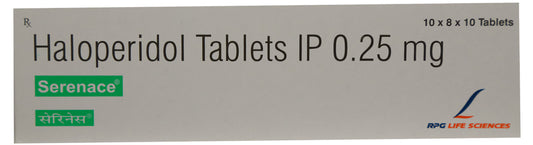 SERENACE-0.25MG TABS