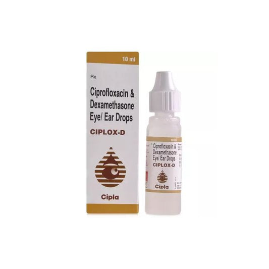 CIPLOX-D EYE/EAR DROPS 10ML