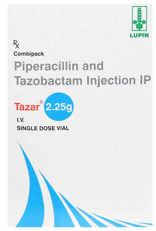 TAZAR 2.25GM INJ VIAL