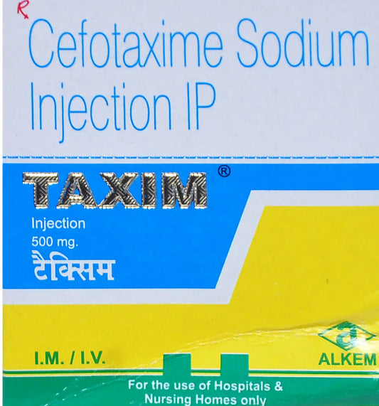 TAXIM 500MG INJ VIAL