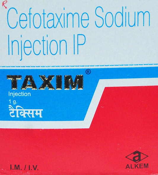 TAXIM-1GM INJ VIAL